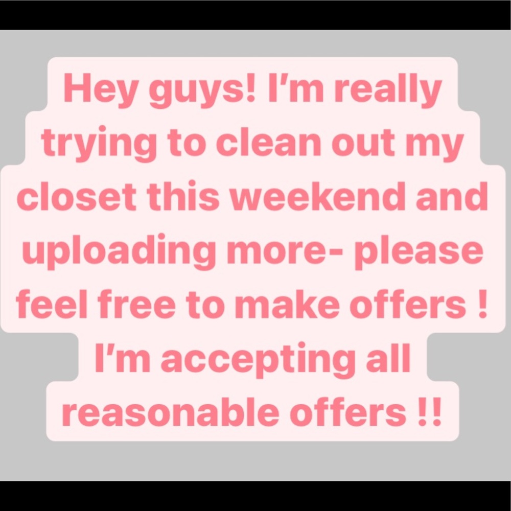 I have a wide variety of items already on my Poshmark but I’m cleaning my closet